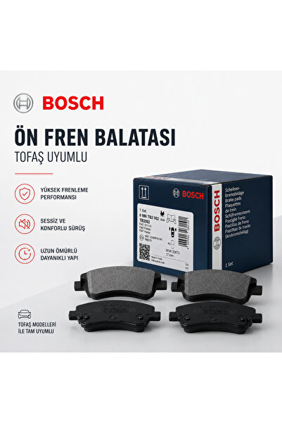 Bosch Ön Fren Balatası Tofaş Şahin Doğan Kartal Uyumlu