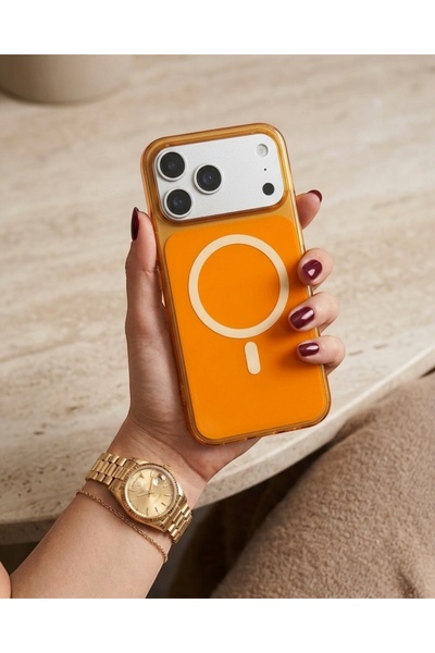 KILIF HOUSE Iphone 16 Pro Max Uyumlu Buzlu Mat Yüzeyli Sert Mika Sararmaz Mag...