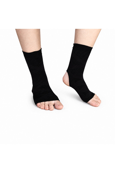 ÇAKIPROGEAR Topuk Açık Kompresyon Antrenman Çorabı | Open-Heel Compression Tr...