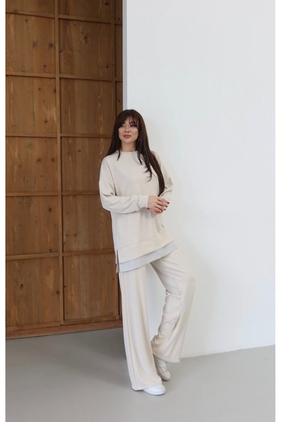 Ay Fashion Official Gömlek Garnili Oysho Eşofman Takımı