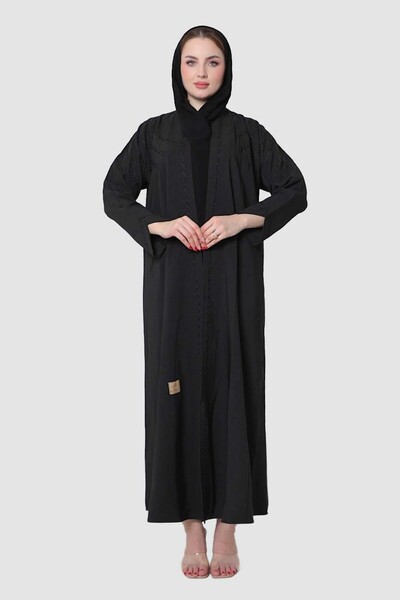 Stylish Fashion عباية من ستايلش فاشن لف باللون الاسود