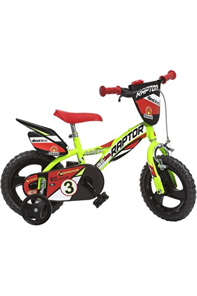 Evelise Bicicletă pentru copii Dino Bikes 12 " Raptor galben
