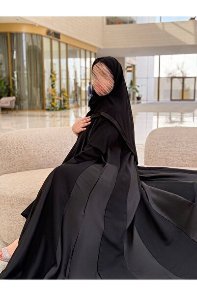 elegant veil عباية صالونا اندنوسي اسود