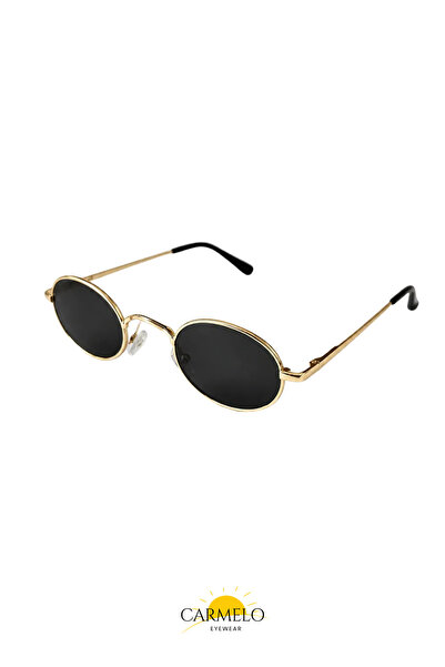 Carmelo Eyewear C02GK032 نظارة شمسية نسائية معدنية ذهبية اللون