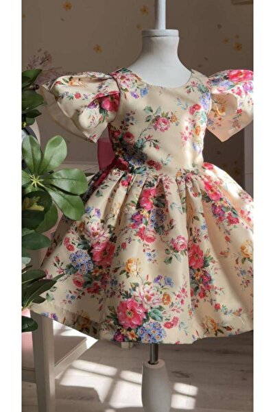 sunshine boutique15 فستان مورد مع ربطه فوشي - 10/9 الطول 77 سم الوسط 68 سم