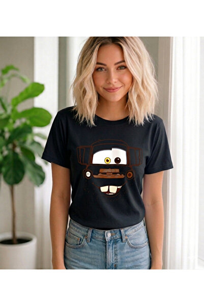 VODEXA Unisex majica prevelikog kroja SMEĐI KAMION, štampana, 100% pamučna ma...