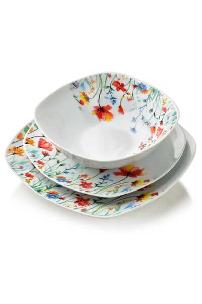 MONDEX Set de masă Prima Porcelain AFFEKDESIGN LEA SMOOTH 16.5/19.5/22 cm Alb...