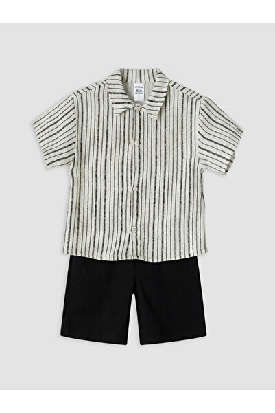LC Waikiki Sparkling Choices Striped Baby Boy Shorts Set from Shining Store