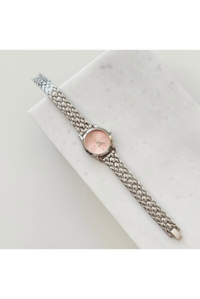 Vesce Atelier Merinet Silver Watch Pink