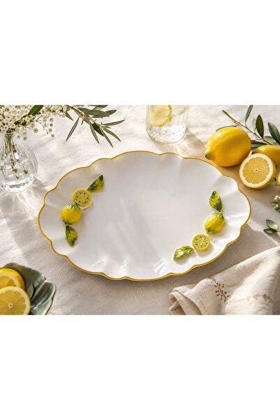 AROW Limon Sunum Oval Tabak 39 cm