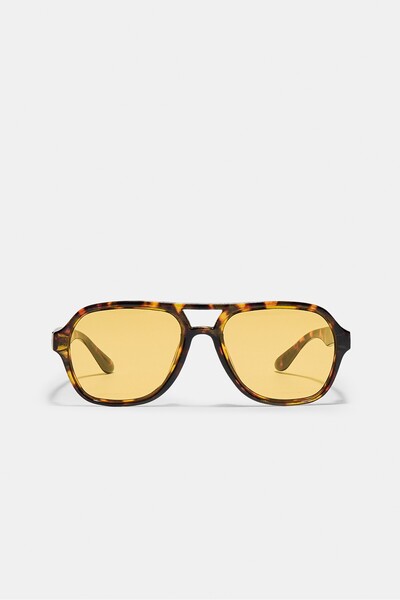 Stradivarius Double bridge resin sunglasses