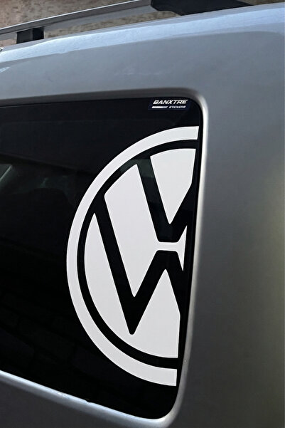 Banxtre ملصق شعار VW على الزجاج الأمامي لسيارة فولكس فاجن كادي-ترانسبورتر (يم...
