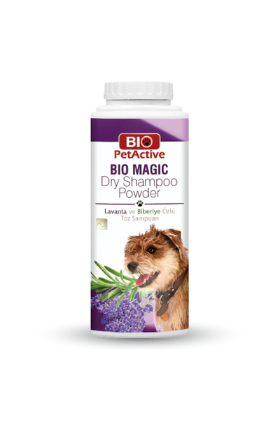 Bio PetActive Pudră de șampon uscat Bio Magic pentru câini 150 g