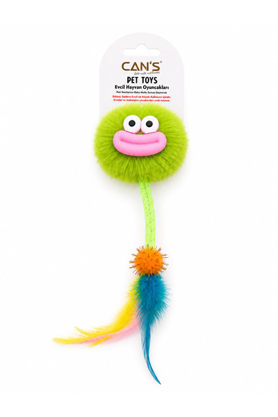 Cans Woddy Plush Cat Toy Furry
