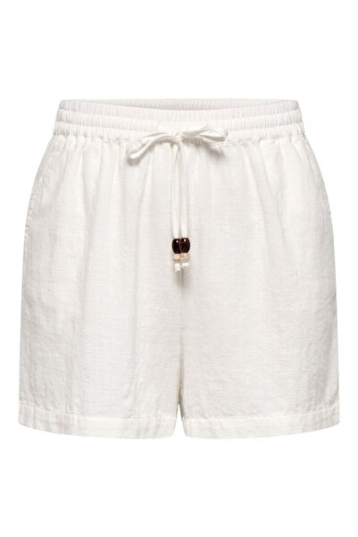 ONLY ONLSWAR THYRA PULL UP SHORTS WVN Ženske bele šortseve - 15378514