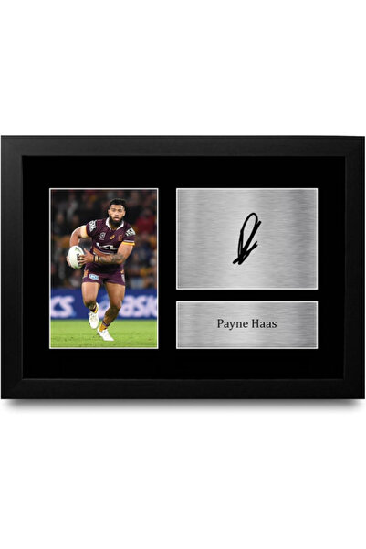 HWC Trading Payne Haas Brisbane Broncos Gifts Printed Signed Autograph Pictur...