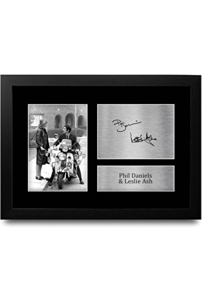 HWC Trading FR A4 Phil Daniels & Leslie Ash Quadrophenia Gifts Printed Signed...