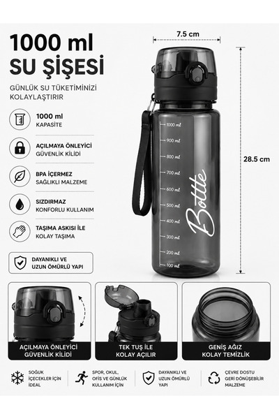 genel tr 1000 ml Su Matarası