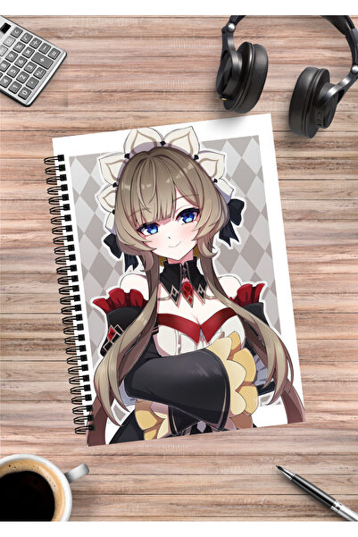 mertfigur Caiet spiralat Genshin Impact Anime A5 (50 de coli)