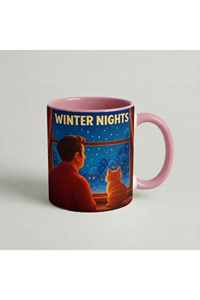 Petgifts Cana Cadou Personalizat Amuzanta Cu Mesaj Winter Nights - Ceramica 3...