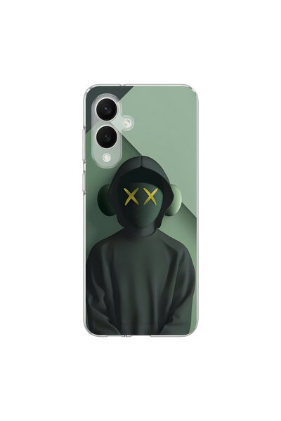 PPKin Samsung Galaxy S25 Edge Compatible No Face 1 Design Transparent Case