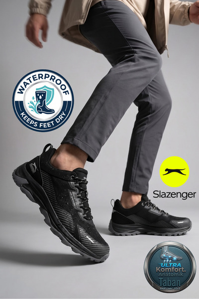 Slazenger WINDSOR WATERPROOF SİYAH BOT GÜNLÜK OUTDOOR RAHAT AYAKKABI