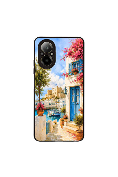 Sonique Θήκη Greek Island Muse Series για Realme C67 4G Ροδίτικο Λιμάνι