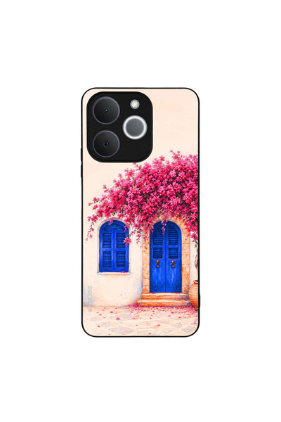 Sonique Θήκη Greek Island Muse Series για Realme Note 70T 4G Ροζ Μπουκαμβίλια