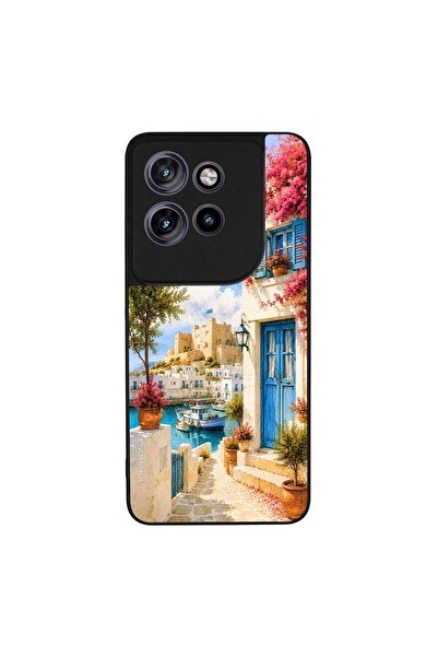Sonique Θήκη Greek Island Muse Series για Motorola Edge 60 Neo 5G Ροδίτικο Λι...