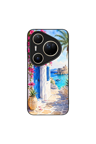 Sonique Θήκη Greek Island Muse Series για Huawei Pura 80 Ultra Σοκάκι Ρόδου