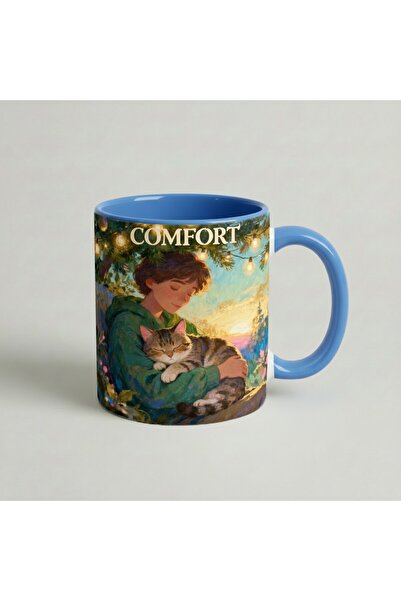 Petgifts Cana Cadou Personalizat Amuzanta Cu Mesaj Comfort - Ceramica 330 Ml