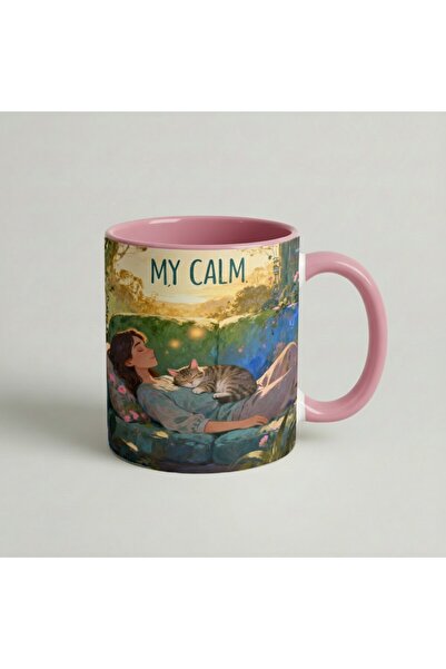 Petgifts Cana Cadou Personalizat Amuzanta Cu Mesaj My Calm - Ceramica 330 Ml