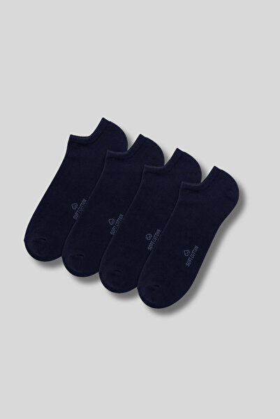 Ada Çorap & İç Giyim Men's 4-Pack Cotton Sneaker Invisible Socks Multi-Color