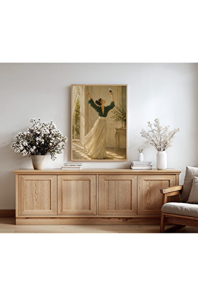 Tuba Decor Еднокомпонентна картина с дървена рамка