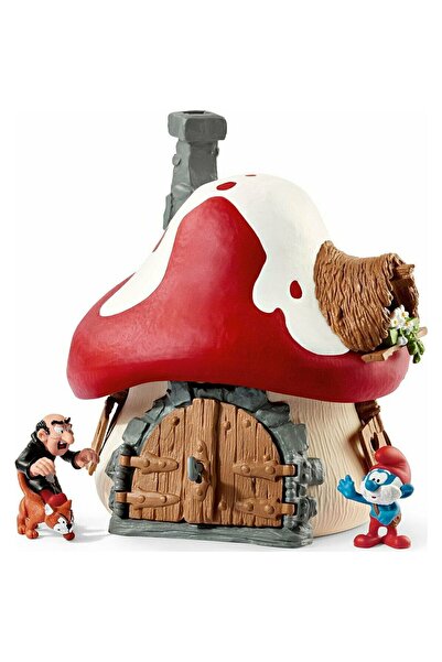 SCHLEICH Σπίτι των Στρουμφών με δύο μινιατούρες