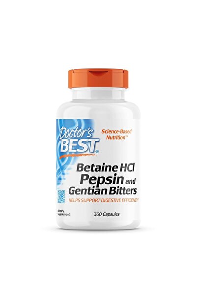 Doctor's Best Betaina Hcl Pepsin