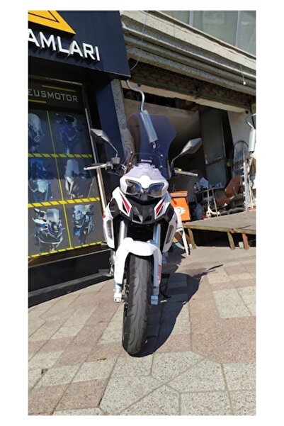 ZEUS MOTOR 2019-2023 Benelli TRK 251 Uyumlu Uzun Ön Cam Açık Füme