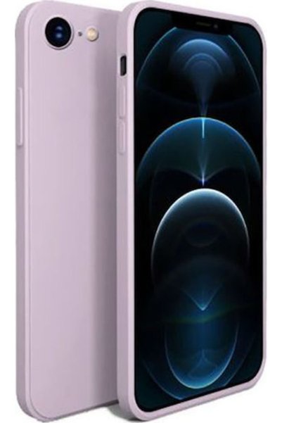 Other Bodycell Τετράγωνη Υγρή Θήκη Πλάτης Σιλικόνης Λιλά (iPhone 6/6s Plus) Κ...