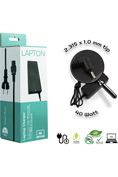 ASUS Φορτιστής Laptop LaptOn 40W 19V 2.1A με Αποσπώμενο Καλώδιο Τροφοδοσίας Κ...