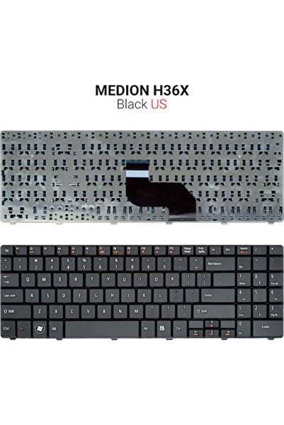 OEM Πληκτρολόγιο λάπτοπ για H36X χωρίς πλαίσιο