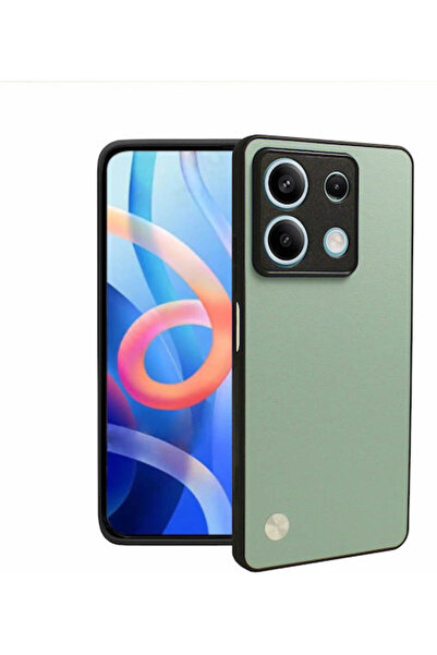 OEM Βίγκαν Πίσω Κάλυμμα Πράσινο (Redmi Note 13 Pro 5G / Poco X6)