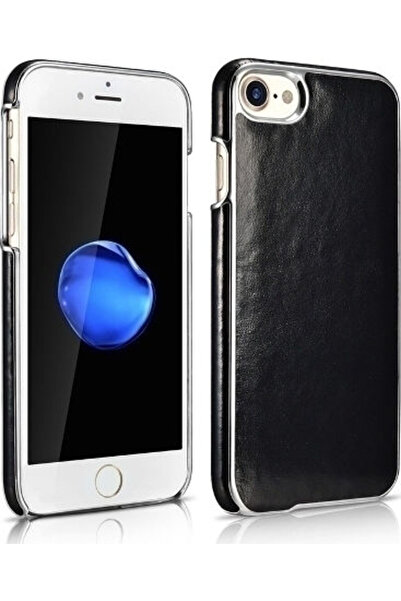 Other Xoomz Xoomz Πίσω Κάλυμμα από Συνθετικό Δέρμα Μαύρο (iPhone SE 2022/2020)