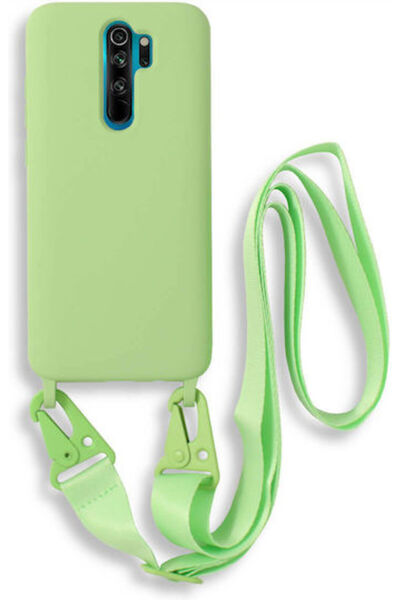 Other Bodycell Πίσω Θήκη Σιλικόνης με Λουράκι Πράσινο (Redmi Note 8 Pro) Κωδι...