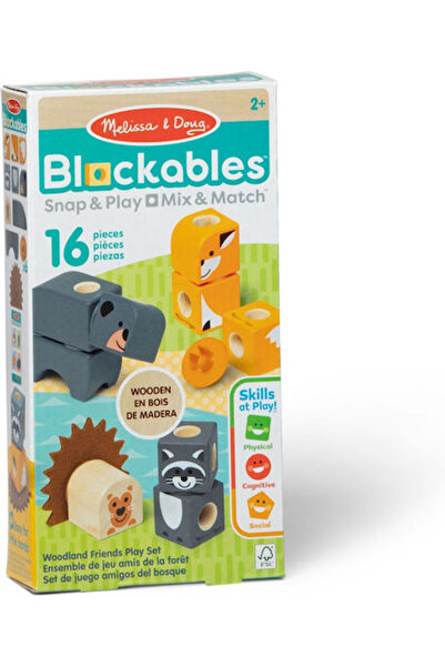 Melissa & Doug Ξύλινο παιχνίδι κατασκευών για παιδιά 2+ ετών Κωδικός: 6074895