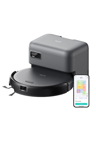 eufy Aspirator robot C10, cu auto-golire, LiDAR, 4000 Pa, Gri