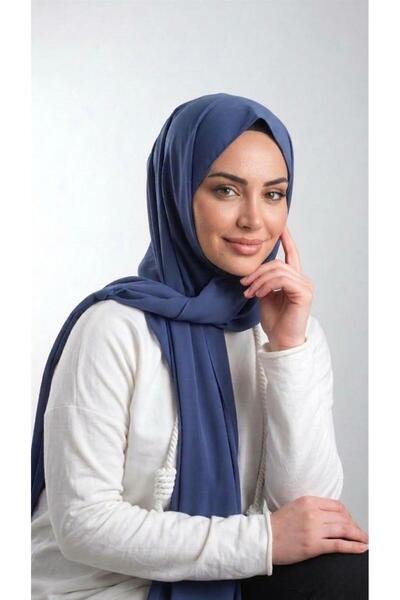 İSTDONATELLA Medina Silk Shawl - Denim Blue