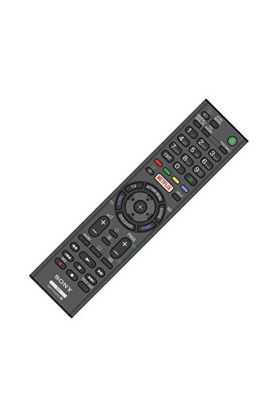 Sony Γνήσιο Τηλεχειριστήριο RMT-TX100D – Συμβατό με KD-55X8505C & KDL-50W805C