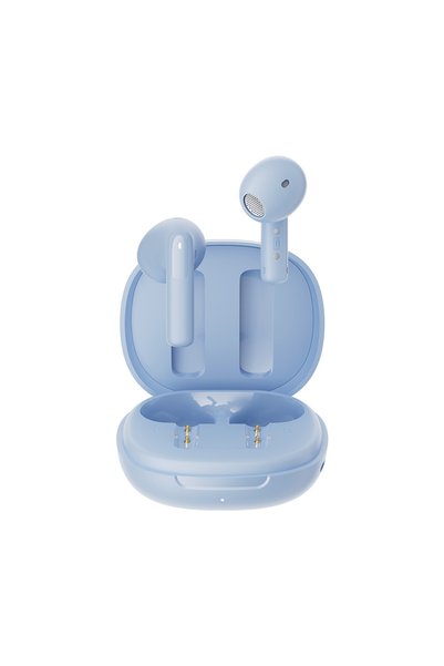 QCY سماعة بلوتوث Ailybuds E20 Anc مع 6 ميكروفونات IPX4 باللون الأزرق