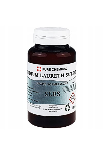 CHOSA Sulfat de lauril eter natriu SLES, Substanță chimică pură, 100g, Borcan...