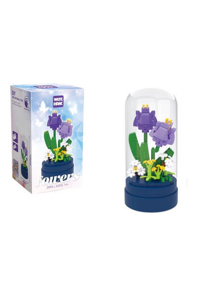 OEM Set buchet flori, joc interactiv, 12x6cm, pentru fete, 14+
